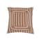Hello Honey® Putty & Cream Lines Woven Cotton Reversible Pillow